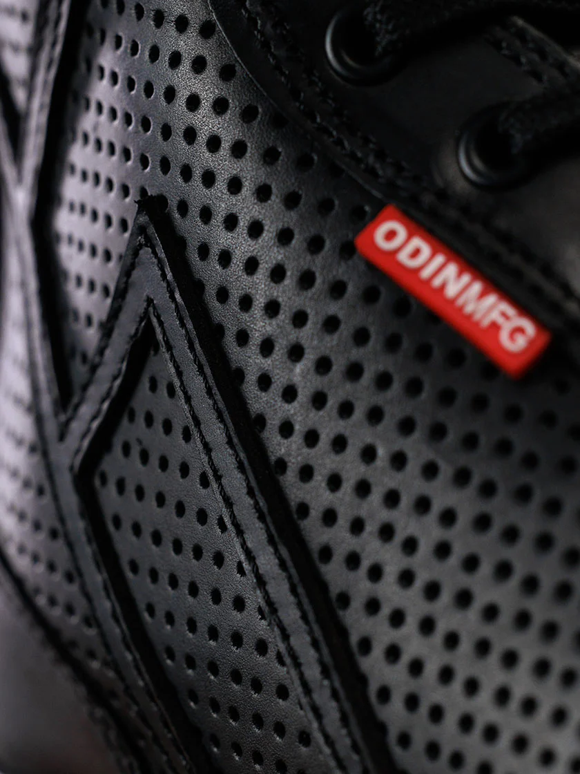 Apex Aero Perforated Motorcycle Shoes - Black - Image 6