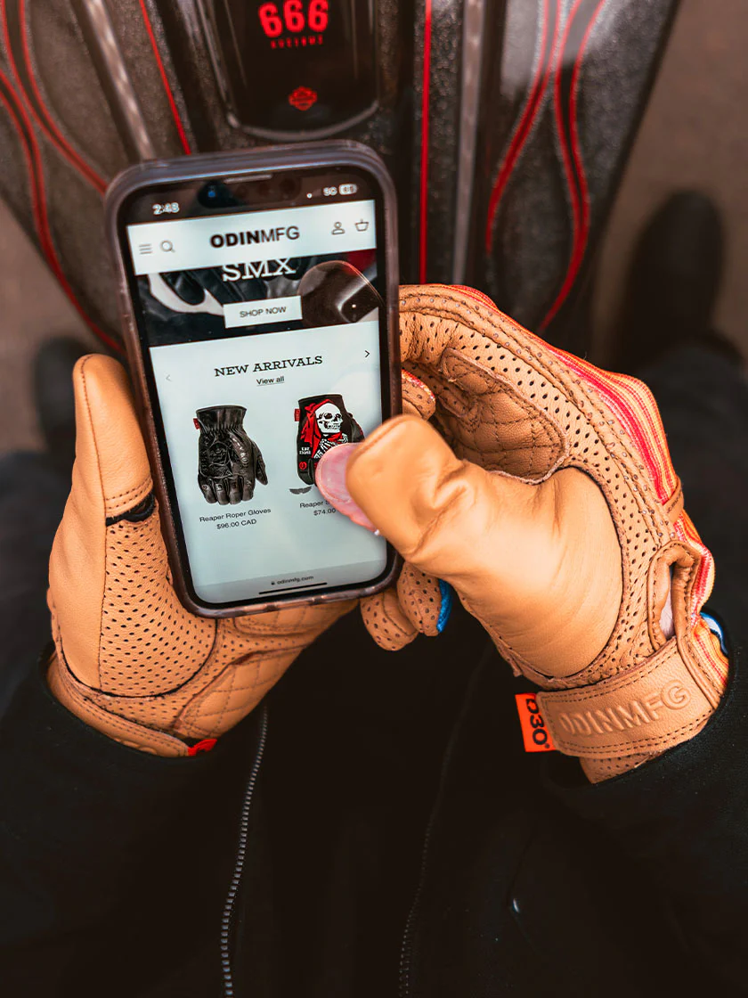 D3O Brapstar x Odin Mfg Baja Heavy Hitters Motorcycle Gloves - Image 9