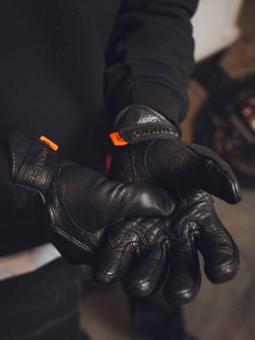 D3O Heavy Hitters Motorcycle Gloves - Black Ops - Image 4