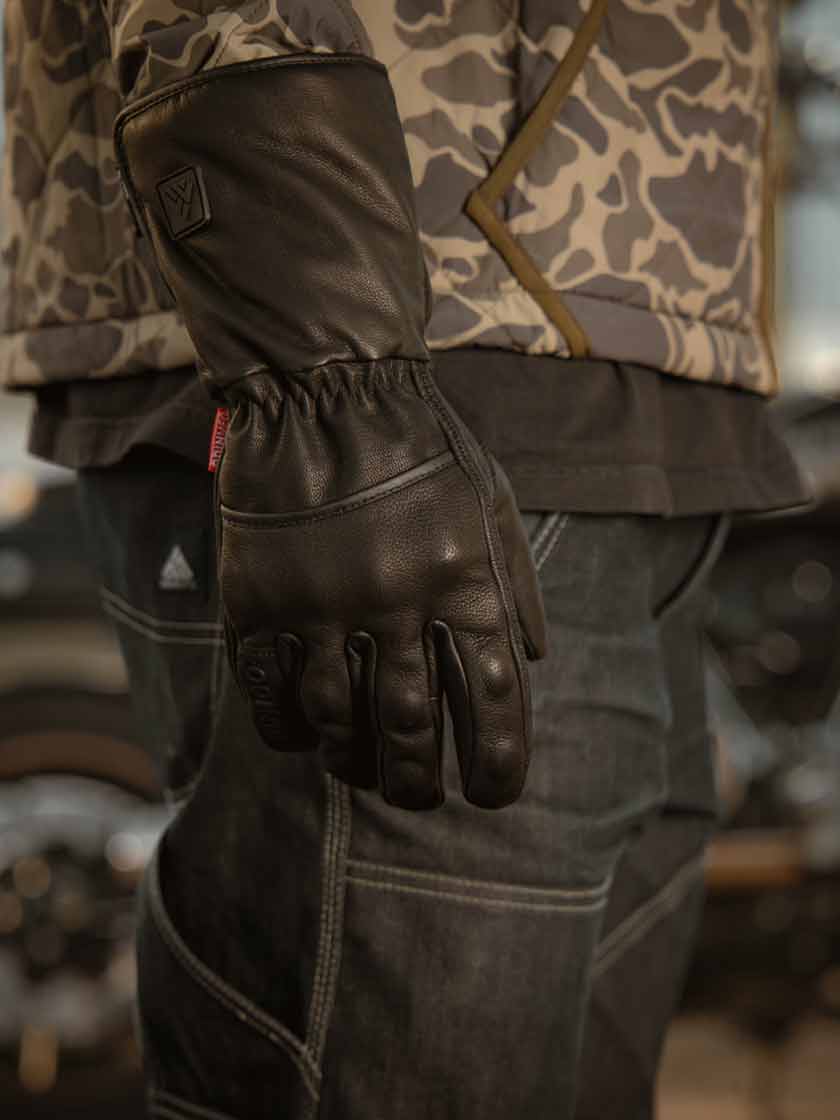 D3O Heavy Hitters Motorcycle Gloves - Waterproof Gauntlets - Image 7