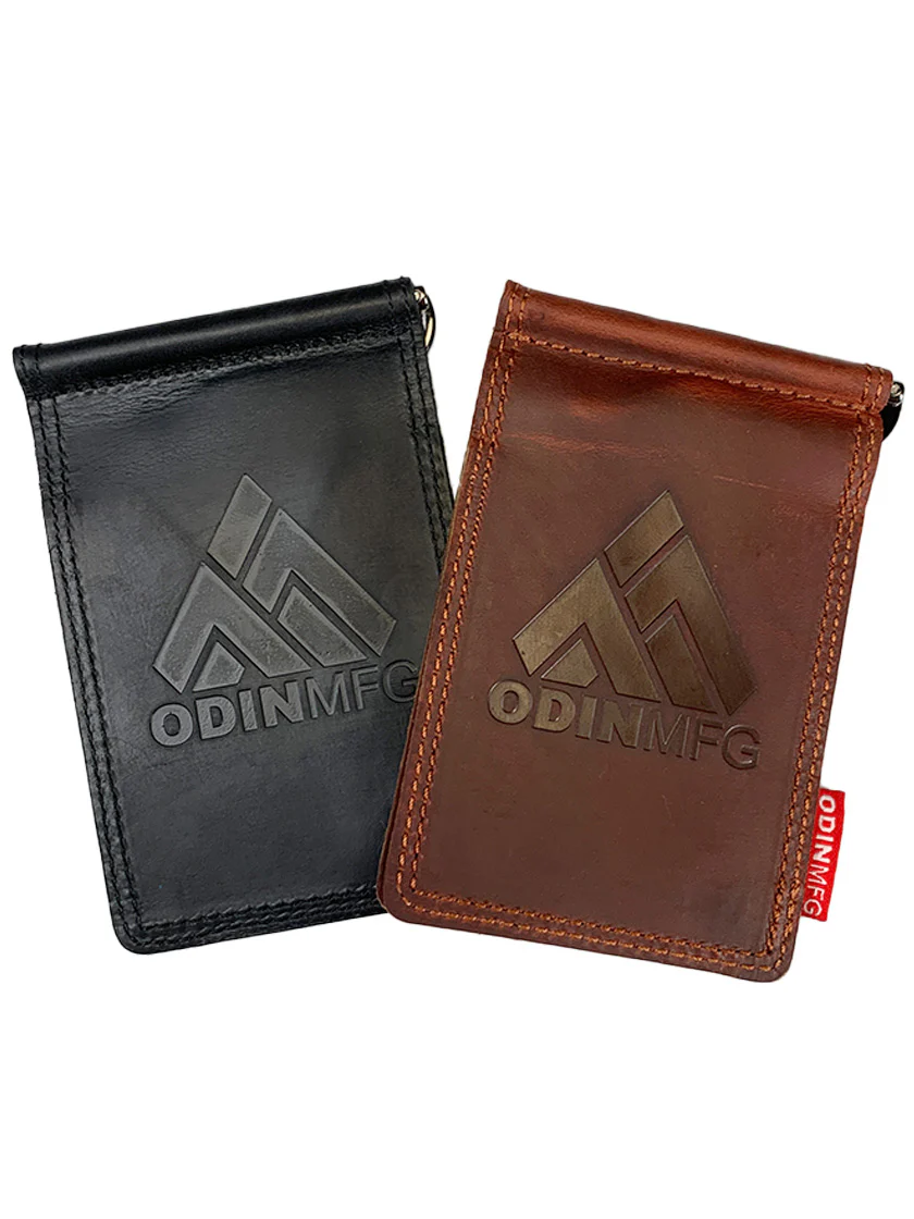 Stacked Logo Slimline Leather Billfold Wallet - Image 4