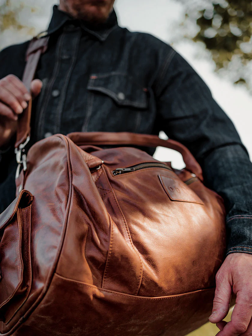 The Leather Duffle Bag - 40L - Image 4
